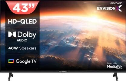 MOTOROLA 109 cm (43 inch) QLED Full HD Smart Google TV 2025 Edition ...