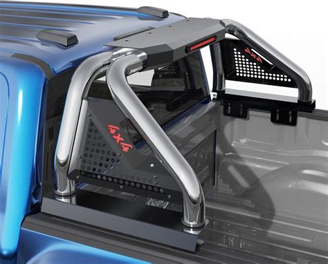 Amazon.com: TKMAUTO Sport Bar Roll Bar Black Steel No-Drill Compatible ...