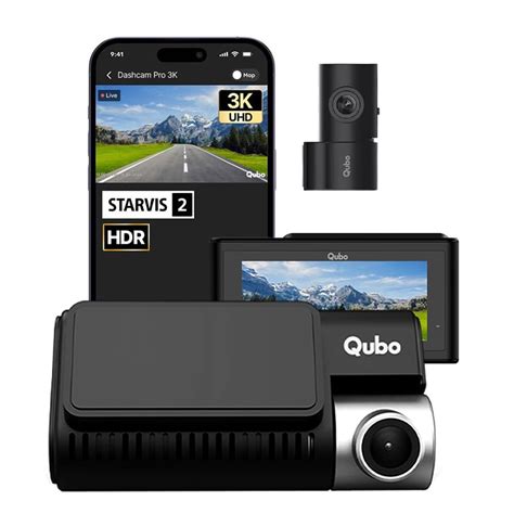 Qubo Car Dashcam Pro 3K with Sony STARVIS 2 IMX675 Sensor | Dual ...