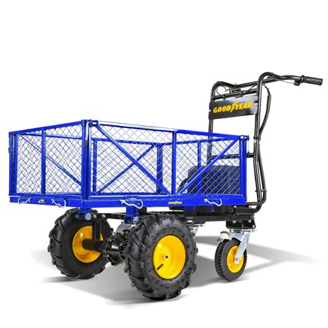Goodyear Utility Service Cart Power Wagon Wheelbarrow Electric 48v Dc ...