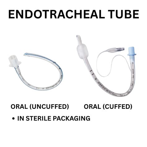 ETT ORAL RAE | ENDOTRACHEAL TUBE I PVC I CUFFED AND UNCUFFED | STERILE ...