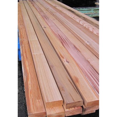 2-in x 4-in x 8-ft Cedar Green Deck Board Lumber in the Wood Deck ...