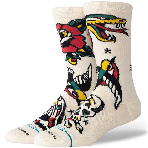 Stance Flash Crew Socks Canvas | Skatestore