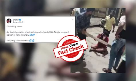 Fact Check: Viral video of group assaulting man is from Jubilee Hills ...