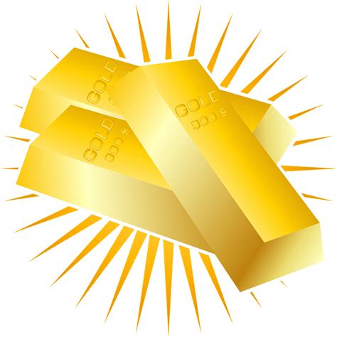 Gold Bar clipart. Free download transparent .PNG | Creazilla