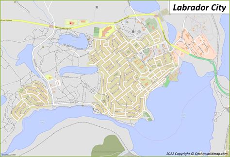 Labrador City Map | Newfoundland and Labrador, Canada | Detailed Maps ...