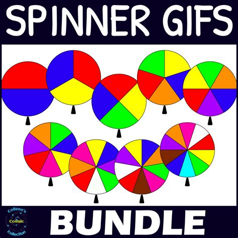 Printable Color Spinners