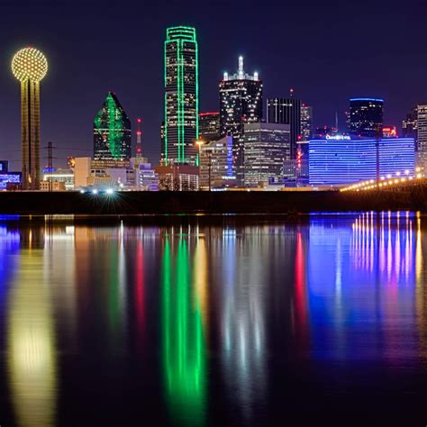 Dallas Skyline at Night Wallpapers (27 images) - WallpaperCat