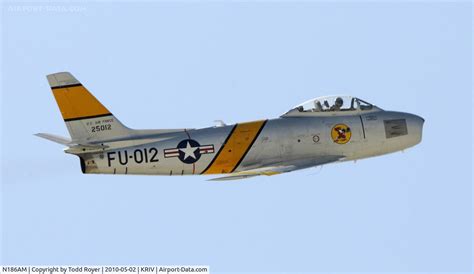 Aircraft N186AM (1952 North American F-86F Sabre C/N 191-708) Photo by Todd Royer (Photo ID ...
