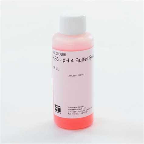 KS6-pH 4 Buffer Solution 65 mL | Lovibond