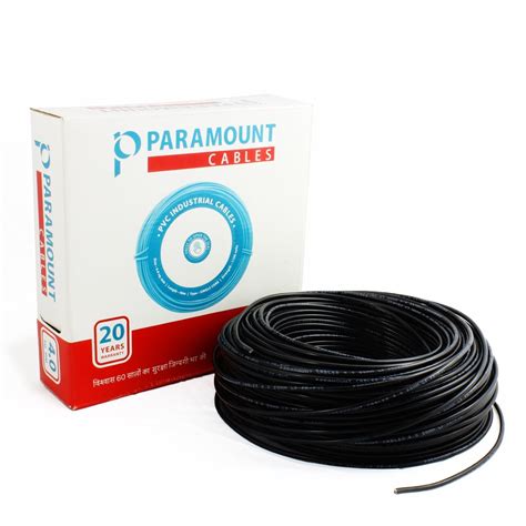 Paramount 1.5 Sqmm Wire 90m Coil (Black) : Amazon.in: Home Improvement