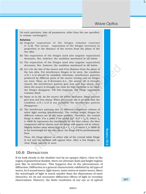 Wave Optics - NCERT Book of Class 12 Physics Part II