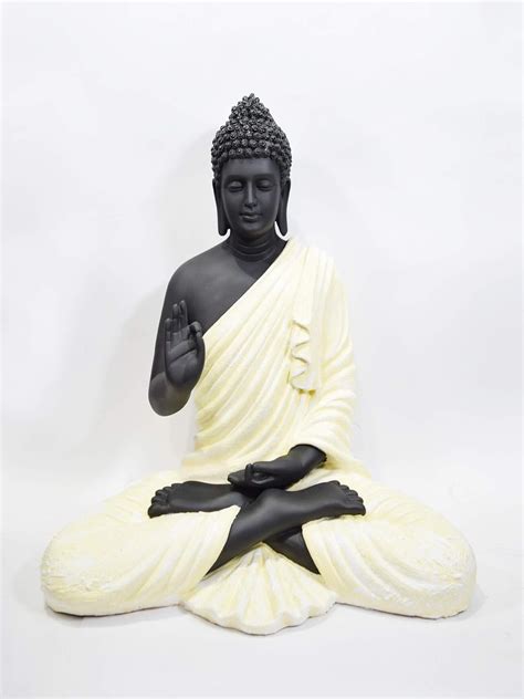 Buy GW Creations Big Lord Gautam Buddha Deep Meditation Sitting Abhaya ...