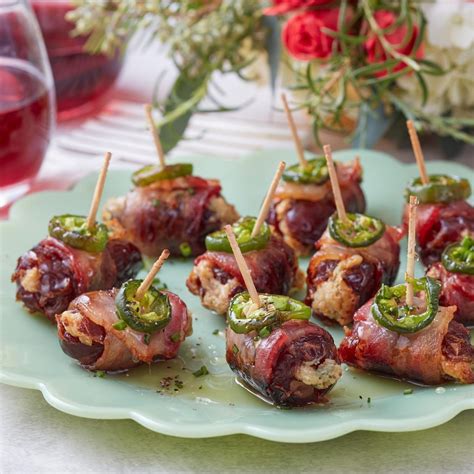 Bacon wrapped dates – Artofit