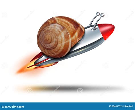 Fast Snail stock illustration. Illustration of evolution - 38441372