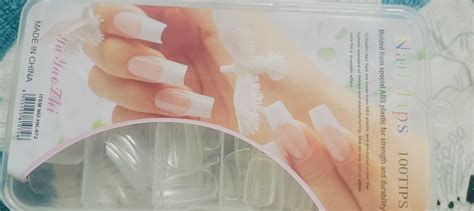 Buy FAMEZA 100 pcs Short Square Nail Tips Soft Gel Full Cover Clear ...
