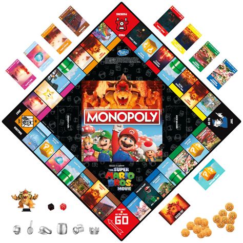 Super Mario Bros. Movie Edition Monopoly Game