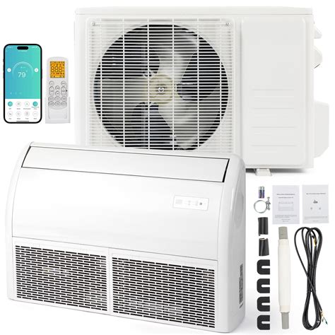 Ktaxon 18000 BTU 23 SEER2 Smart WIFI Floor/Ceiling Mini Split AC ...