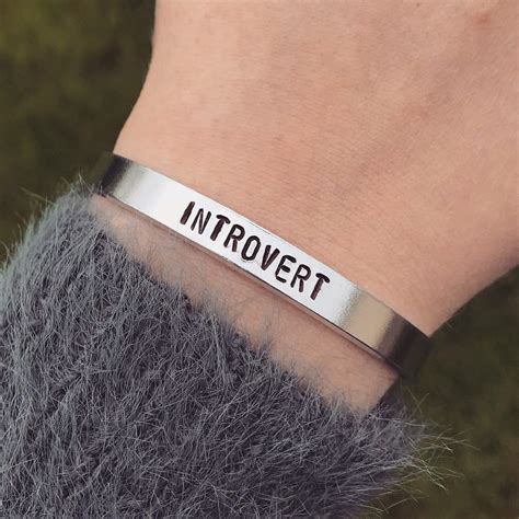 Buy Introvert Bracelet AF Awkward Social Antisocial Humour Sensitive ...