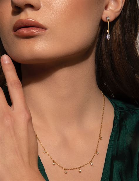 Lexie Necklace - 18K Gold Plated – Elinor Jewels