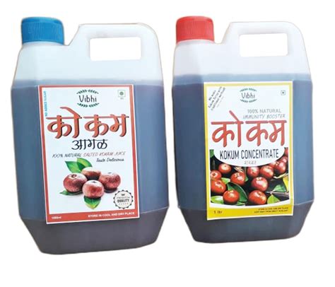 Vibhi [TWIN PACK] Traditional Kokam Concentrate & Kokum Agal - Kokum ...