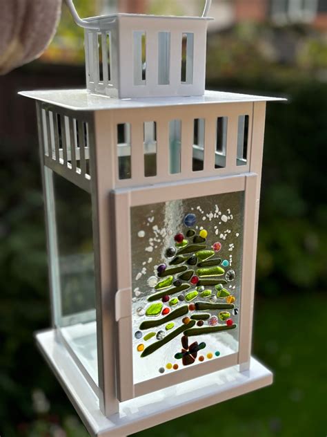 3 places remain**** Fused Glass Christmas Lantern, Hood Lane Farm - B&B ...
