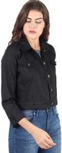 BELDON 3/4th Sleeve Solid Women Denim Jacket - Buy BELDON 3/4th Sleeve ...