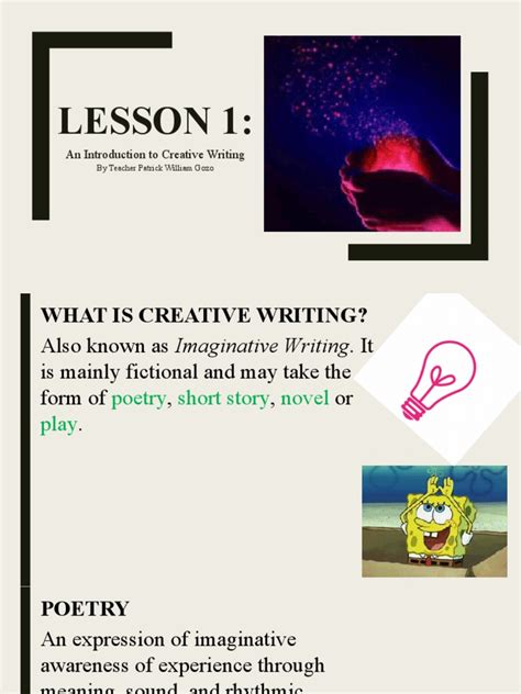Short Script for Creative Writing Class Example 的图像结果