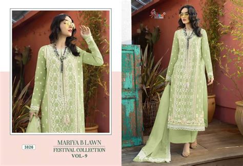 Shree Mariya B Lawn Festival Collection Vol 9 Salwar Suit
