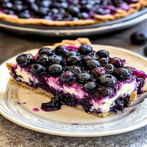 Blueberry Cream Pie Bars