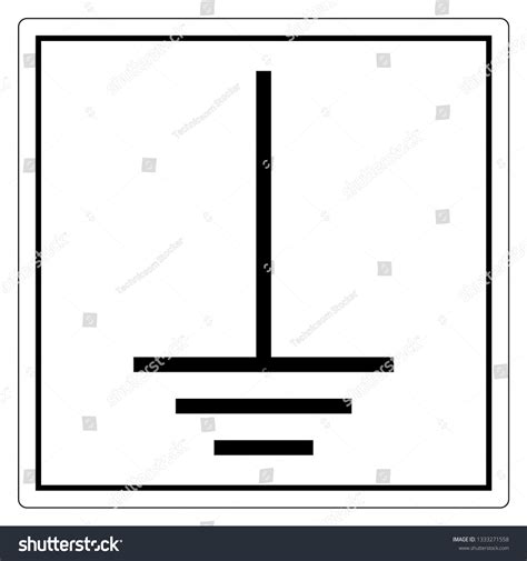 Earth Ground Sign Reflective Sign 的图像结果