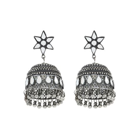 Teejh Crista Silver Oxidised Jewelry Gift Set