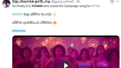 ‘Whistle’ Symbol Allotted to Vijay’s TVK; Fans Hail Venkat Prabhu ...