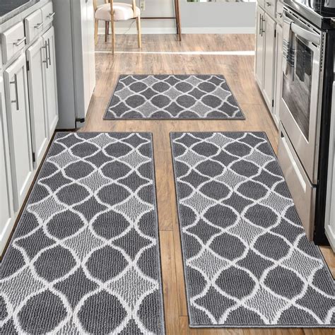 Amazon.com: Kitchen Mats for Floor 3 Piece Set,Farmhouse Kitchen Runner ...
