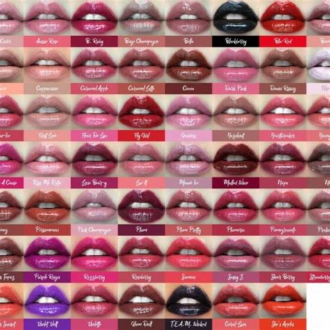 Mary Kay Gel Lipstick Color Chart