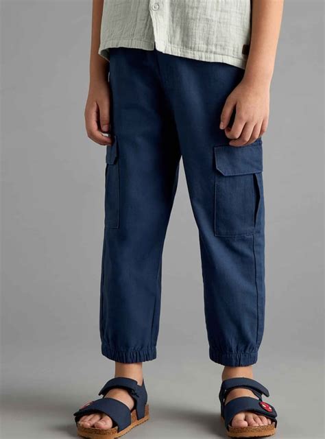 Buy Boys Solid Cargo Joggers Online at just Rs. 999.0 - 1000014781102 ...