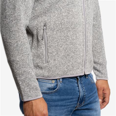 Polartec Fleece Jacket, Grey | Peter Manning NYC