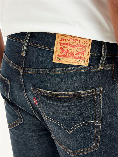 Men's 512 Navy Blue Slim Tapered Fit Mid Rise Jeans – Levis India Store