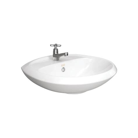 American Standard - Wall Mounted Semi Circle White Wash Basin - Winston ...