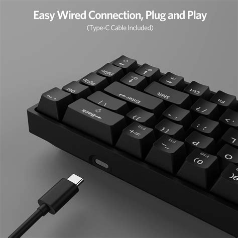 TEWELL 68 Keys Wired Compact Mechanical Gaming Keyboard India | Ubuy