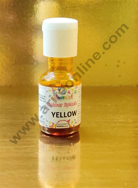 Colourmist Colour Splash Mini Liquid Food Colour - Yellow 20gm