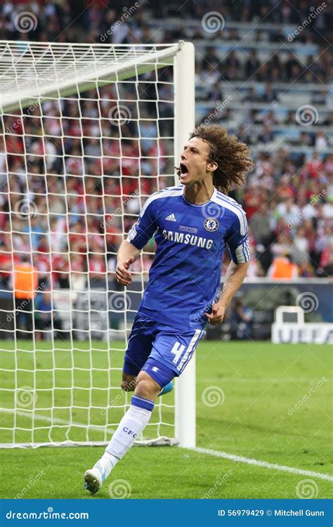 David Luiz Chelsea Celebration