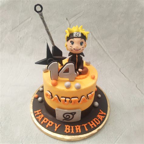 Naruto Theme Cake | Naruto Cake | Order Custom Cakes in Bangalore ...