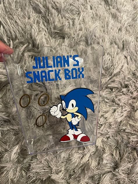 Sonic Popcorn Bucket , Kids Snack Tub, Cute Popcorn Bucket ...