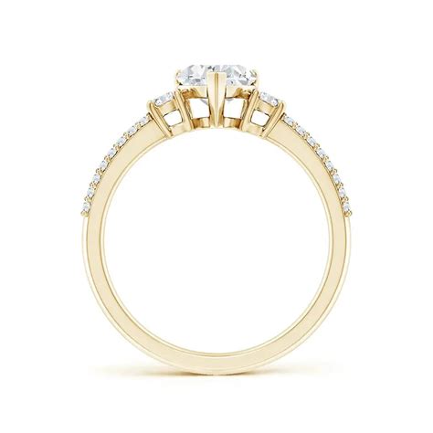 Aria | Heart & Round Trio Lab-Grown Diamond Ring | Nivara