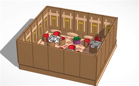 3D design Restaurant - Tinkercad