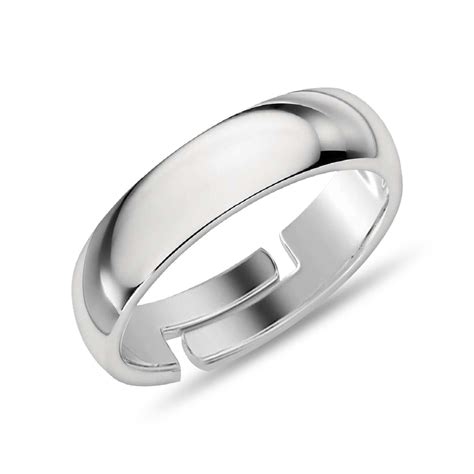 Silver Ring for Men and Boys Plain silver Ring – Zevrr