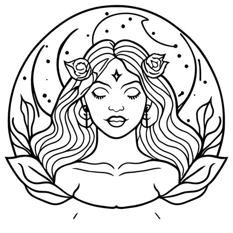 Yalda night vector illustration line art | Premium AI-generated vector