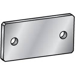 Flat Bars / Rolled Aluminum Mounting Plates, Brackets - B Dim ...