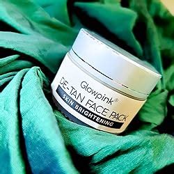 Glowpink De Tan Face Pack Skin Brightening Clay Face Mask For Glowing ...